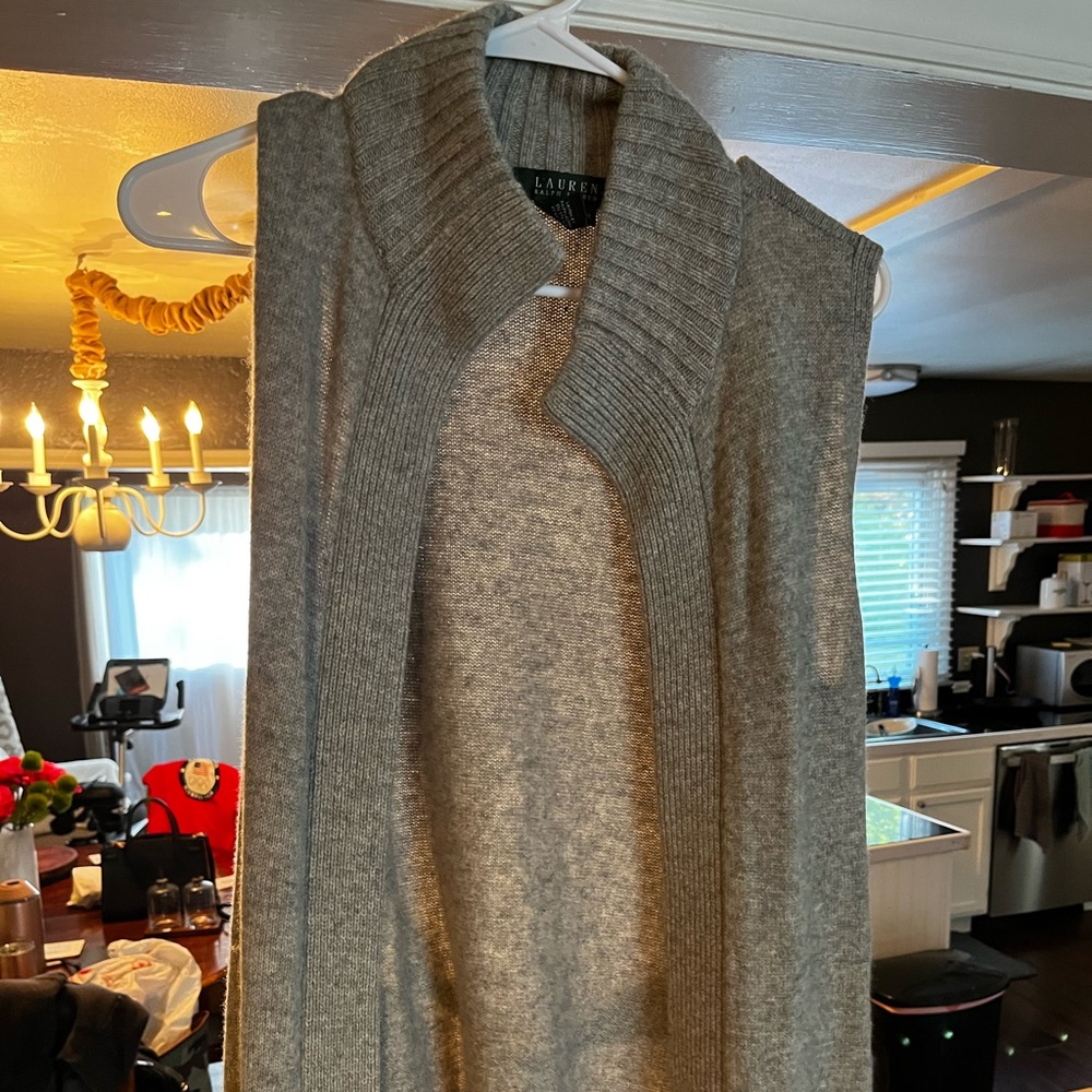 Ralph Lauren Polo Sleeveless Cardigan (M)